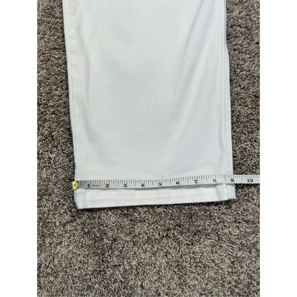 Spanx Straight Leg Ankle Jean White Denim Stretchy Pull on Elastic Waist Sz 3XT - Picture 11 of 12